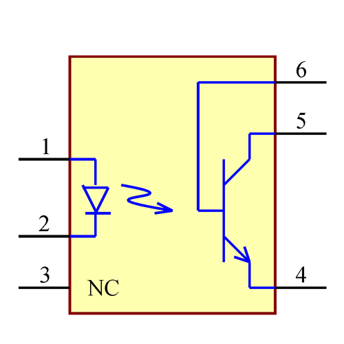 CNY17-4 Symbol - Vishay