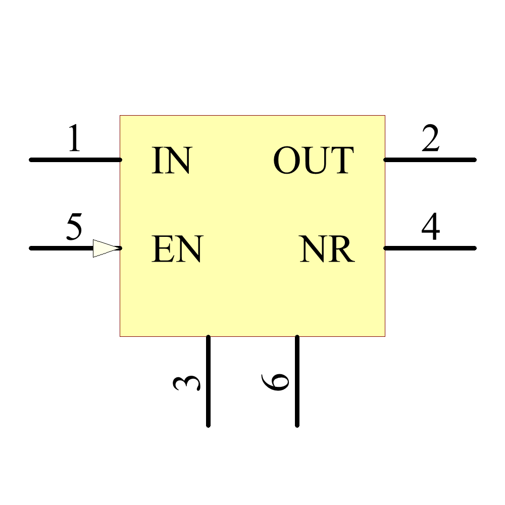 TPS73250DCQ Symbol - Texas Instruments