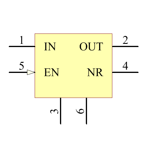 TPS73250DCQ Symbol - Texas Instruments
