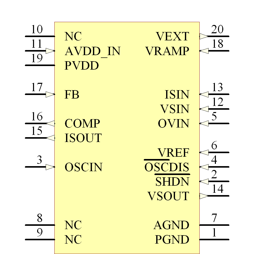 MCP1631V-E/SS Symbol - Microchip