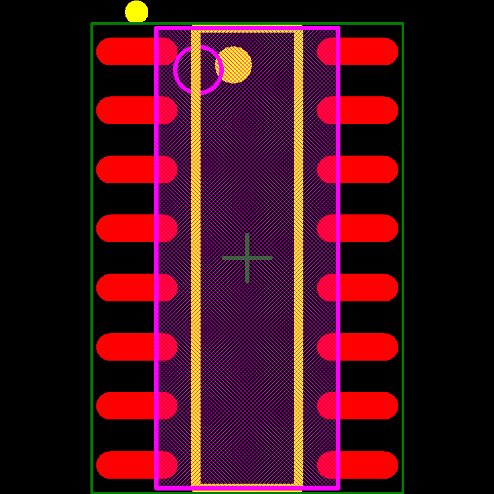 SI8641EC-B-IS1 Footprint - Silicon Lab