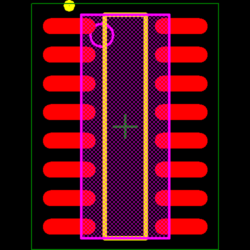 SI8641EC-B-IS1 Footprint - Silicon Lab