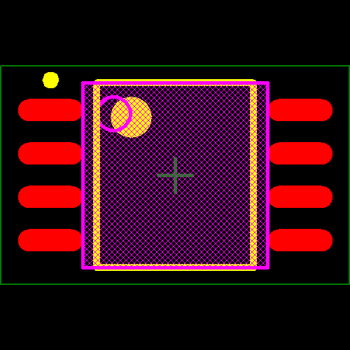 W25Q80DVSSIG Footprint - Winbond