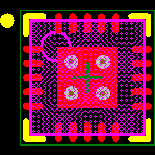 C8051F399-A-GM Footprint - Silicon Lab