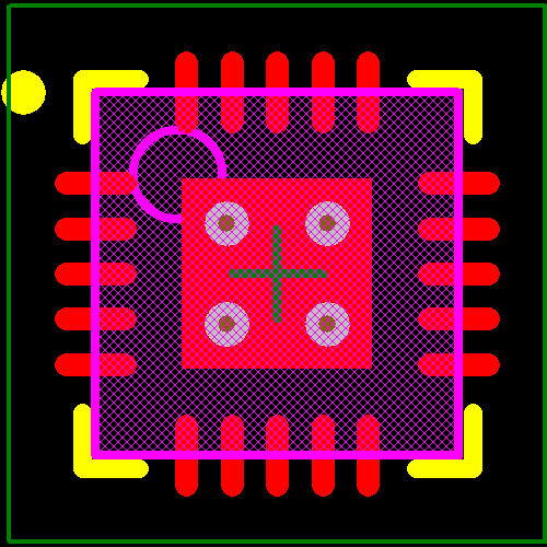 C8051F399-A-GM Footprint - Silicon Lab