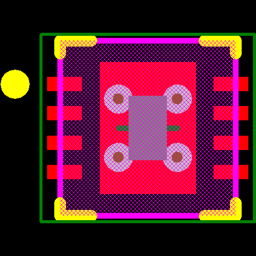 PCA9633TK,118 Footprint - NXP Semiconductors