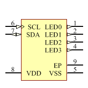 PCA9633TK,118 Symbol - NXP Semiconductors