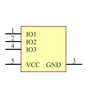 TPD3E001DRLRG4 Symbol - Texas Instruments