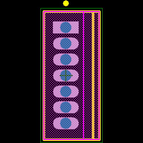 BTS500801TMBAKSA1 Footprint - Infineon