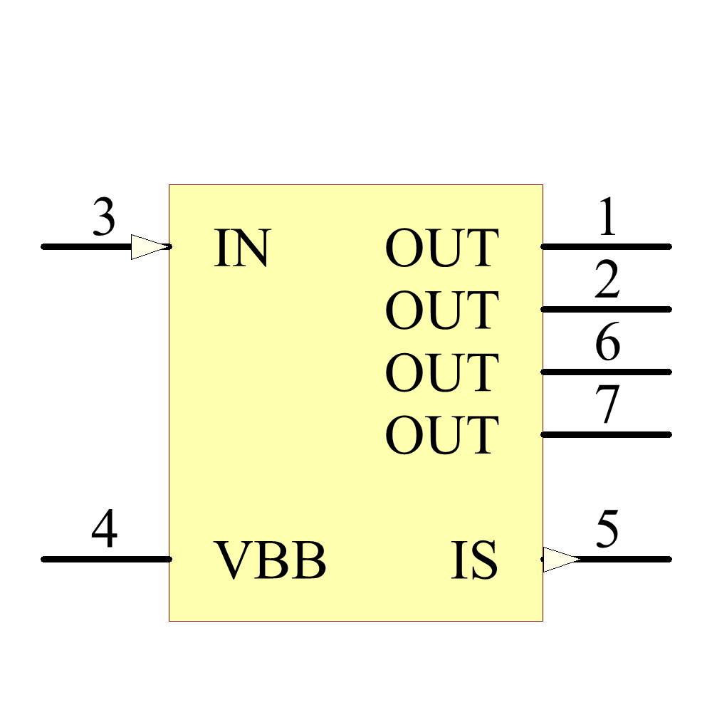 BTS500801TMBAKSA1 Symbol - Infineon