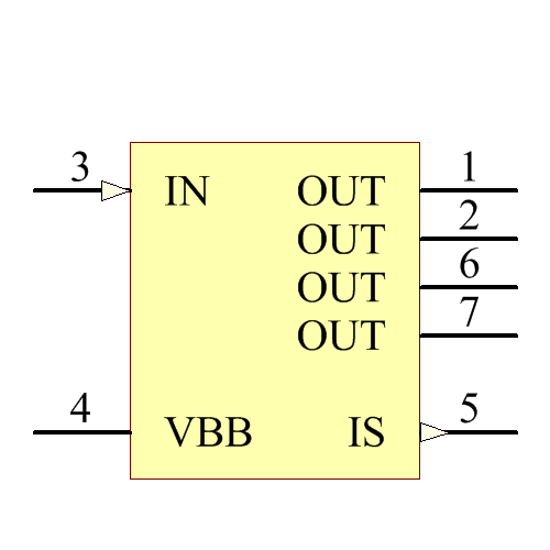 BTS500801TMBAKSA1 Symbol - Infineon