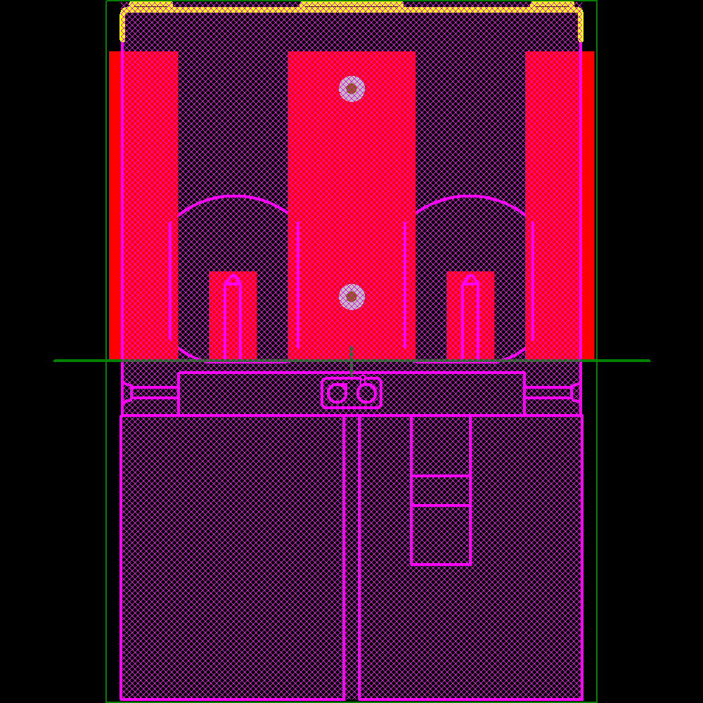 59S2DA-40MT5-E Footprint - Rosenberger