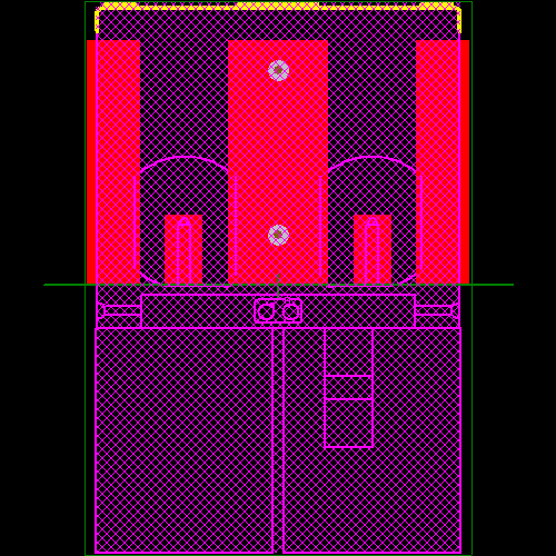 59S2DA-40MT5-E Footprint - Rosenberger