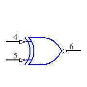 SN74F86D Symbol - Texas Instruments
