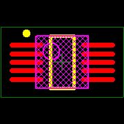 MCP73837T-FCI/UN Footprint - Microchip