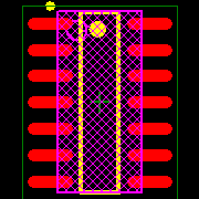 LM3445M/NOPB Footprint - Texas Instruments