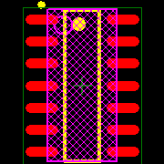 LM3445M/NOPB Footprint - Texas Instruments