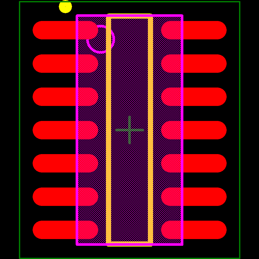 LM3445M/NOPB Footprint - Texas Instruments