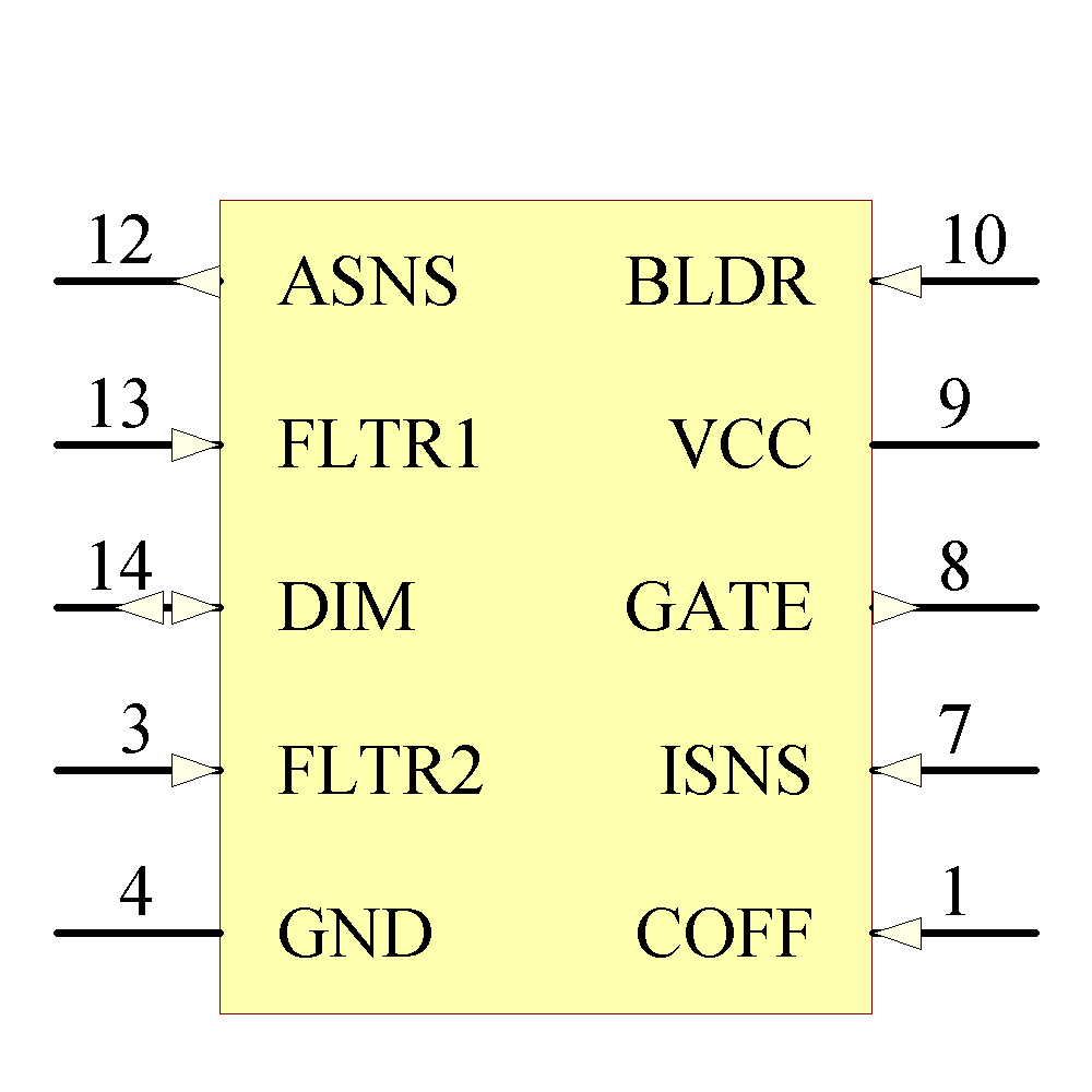 LM3445M/NOPB Symbol - Texas Instruments