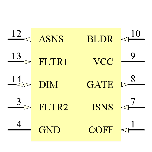 LM3445M/NOPB Symbol - Texas Instruments