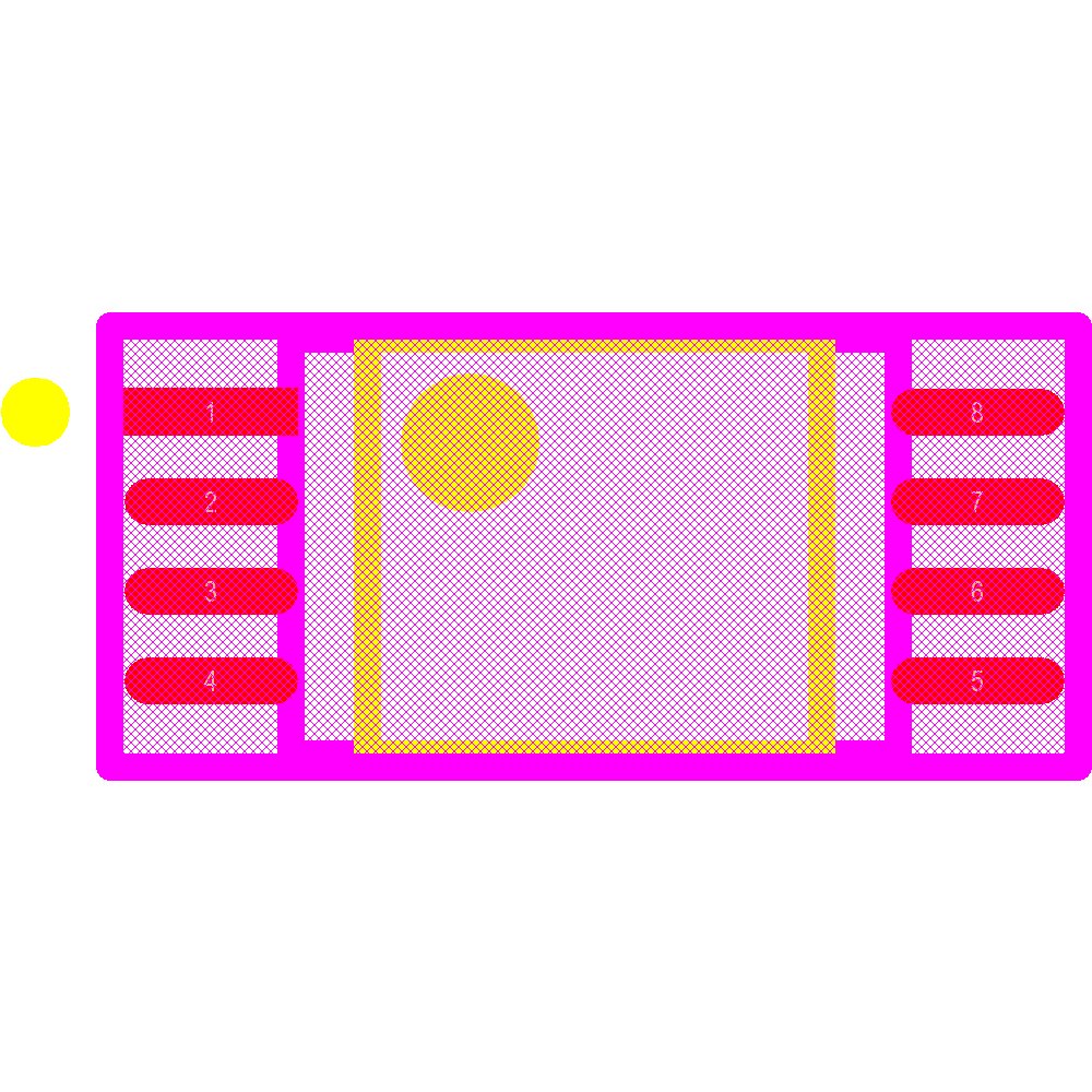 CAT24C256YI-GT3 Footprint - onsemi
