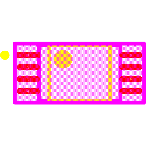 CAT24C256YI-GT3 Footprint - onsemi