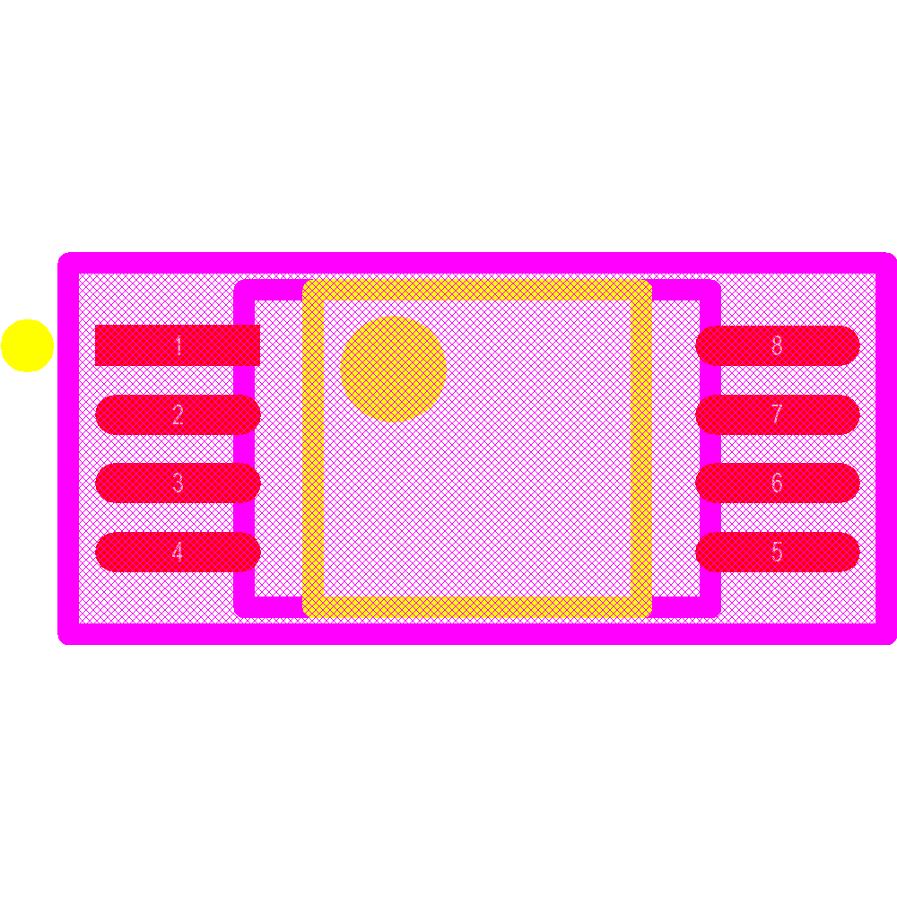 CAT24C256YI-GT3 Footprint - onsemi