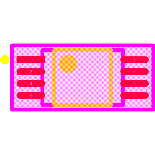 CAT24C256YI-GT3 Footprint - onsemi