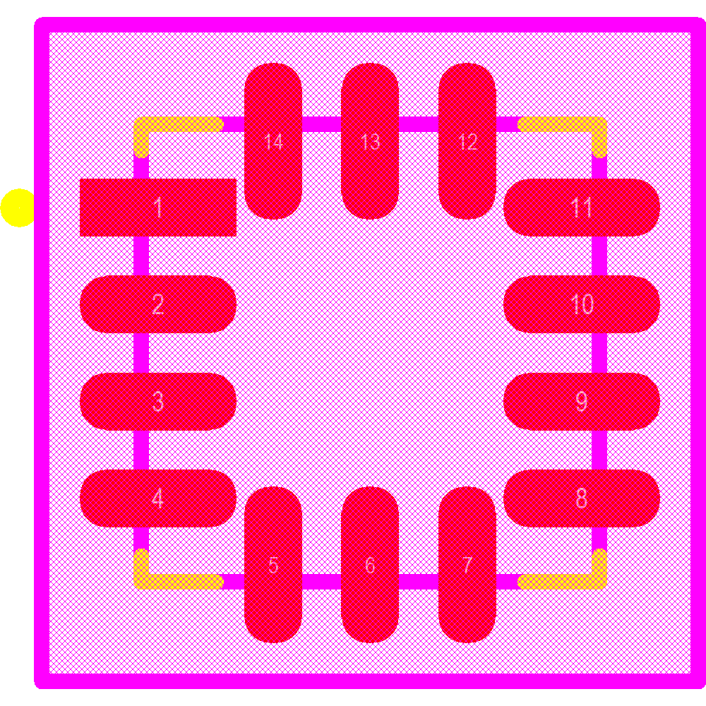 ADXL357BEZ Footprint - Analog Devices