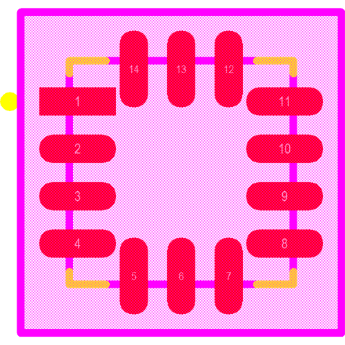 ADXL357BEZ Footprint - Analog Devices