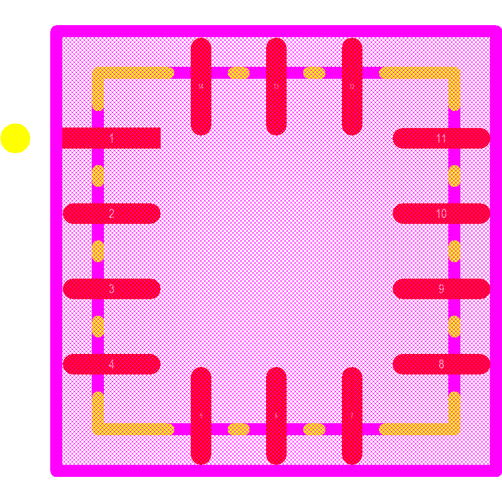 ADXL357BEZ Footprint - Analog Devices
