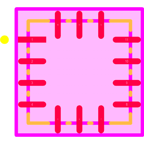 ADXL357BEZ Footprint - Analog Devices