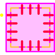 ADXL357BEZ Footprint - Analog Devices