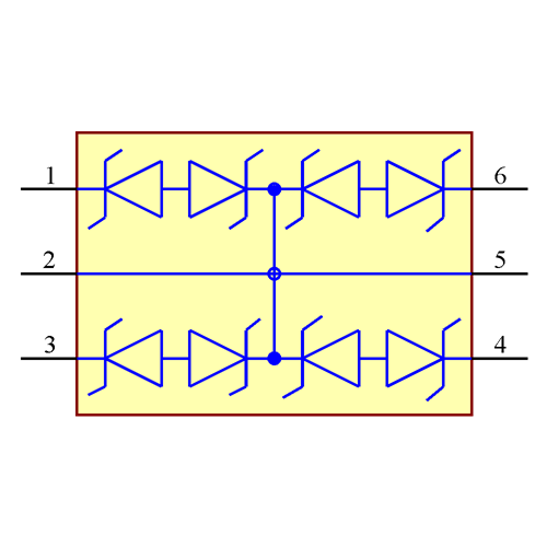 ESDA6V1BC6 Symbol - STMicroelectronics