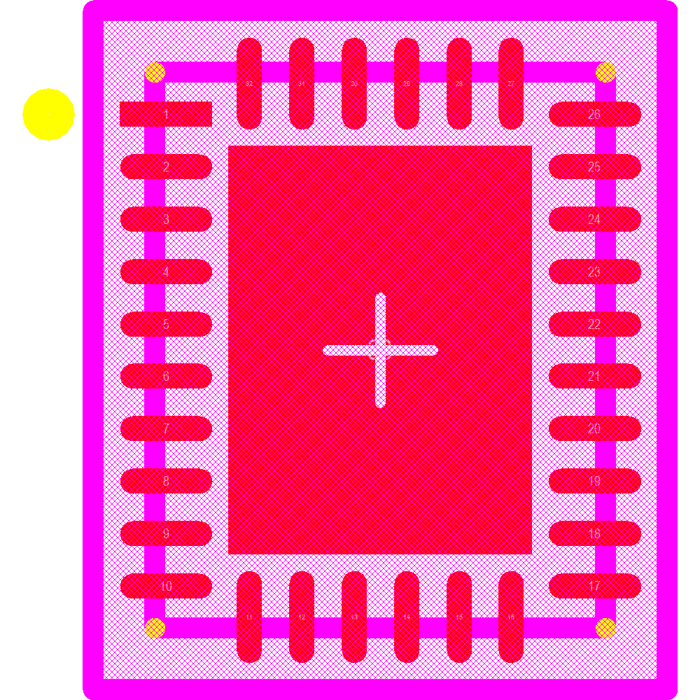 BGT24MTR11E6327XUMA1 Footprint - Infineon