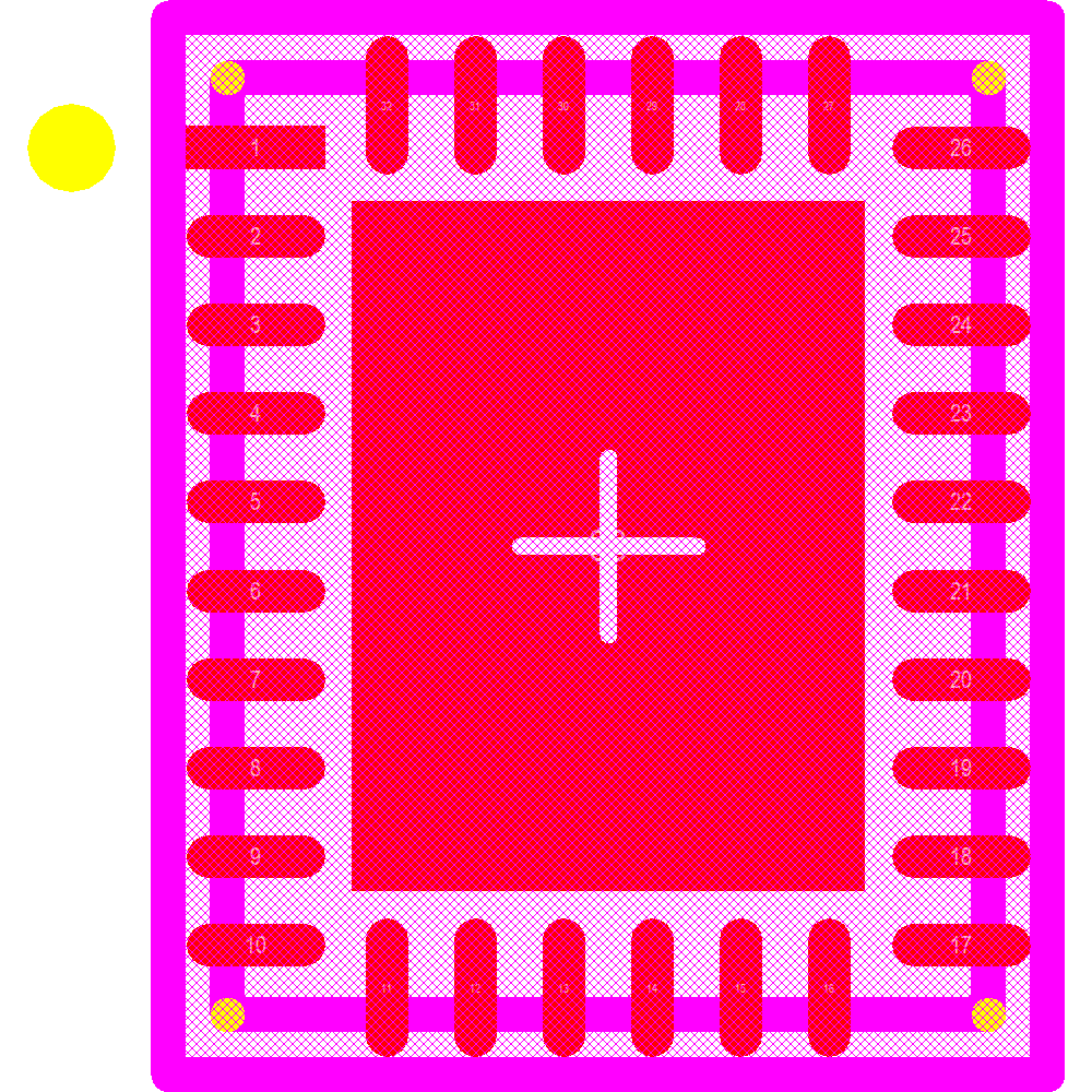 BGT24MTR11E6327XUMA1 Footprint - Infineon