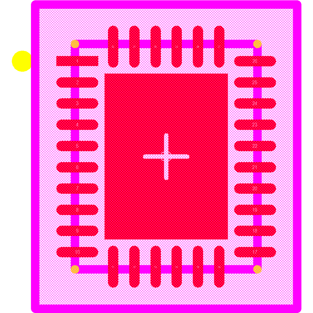 BGT24MTR11E6327XUMA1 Footprint - Infineon