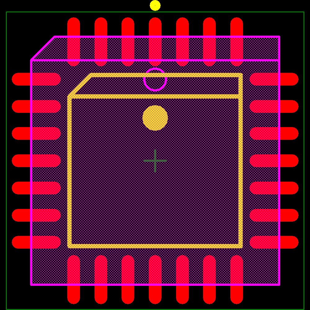 ADG507AKPZ Footprint - Analog Devices