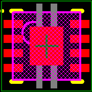 TPS61043DRBR Footprint - Texas Instruments