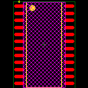 CAT9555WI Footprint - onsemi
