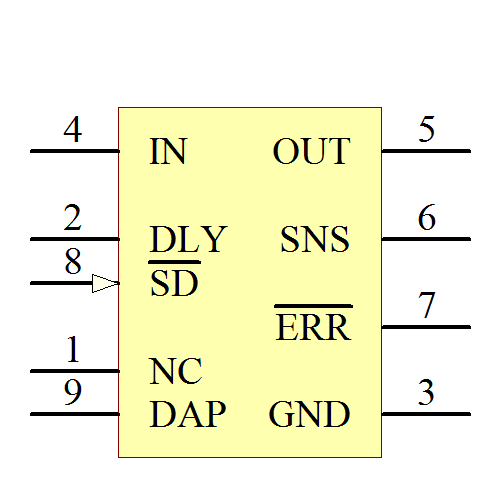 LP2987AILD-5.0/NOPB Symbol - Texas Instruments