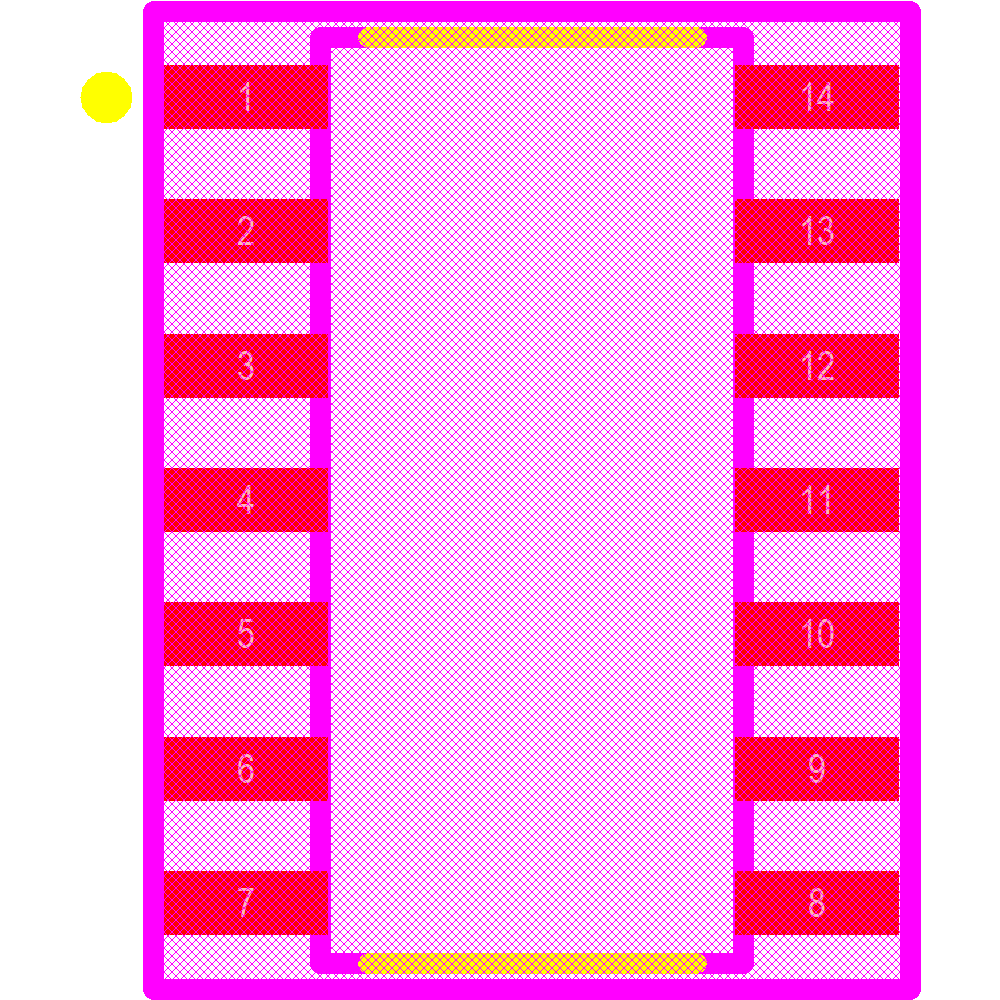 SN65LBC180DR Footprint - Texas Instruments