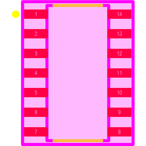 SN65LBC180DR Footprint - Texas Instruments