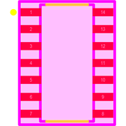 SN65LBC180DR Footprint - Texas Instruments