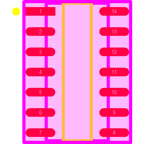 SN65LBC180DR Footprint - Texas Instruments