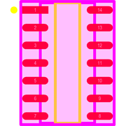 SN65LBC180DR Footprint - Texas Instruments