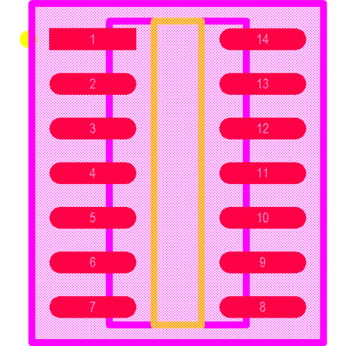 SN65LBC180DR Footprint - Texas Instruments