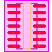 SN65LBC180DR Footprint - Texas Instruments