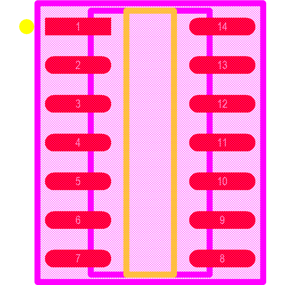 SN65LBC180DR Footprint - Texas Instruments