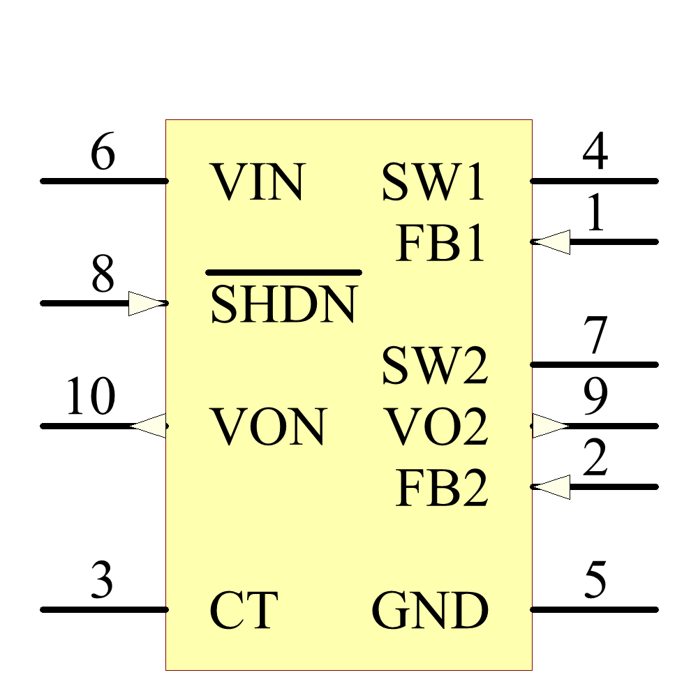 LT1947EMS#TRPBF Symbol - Analog Devices